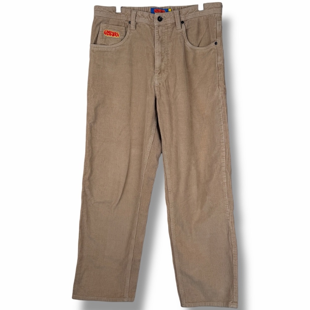 Empyre Relax Corduroy Khaki Loose Fit Streetwear Pants size 32 Men’s - Picture 3 of 7